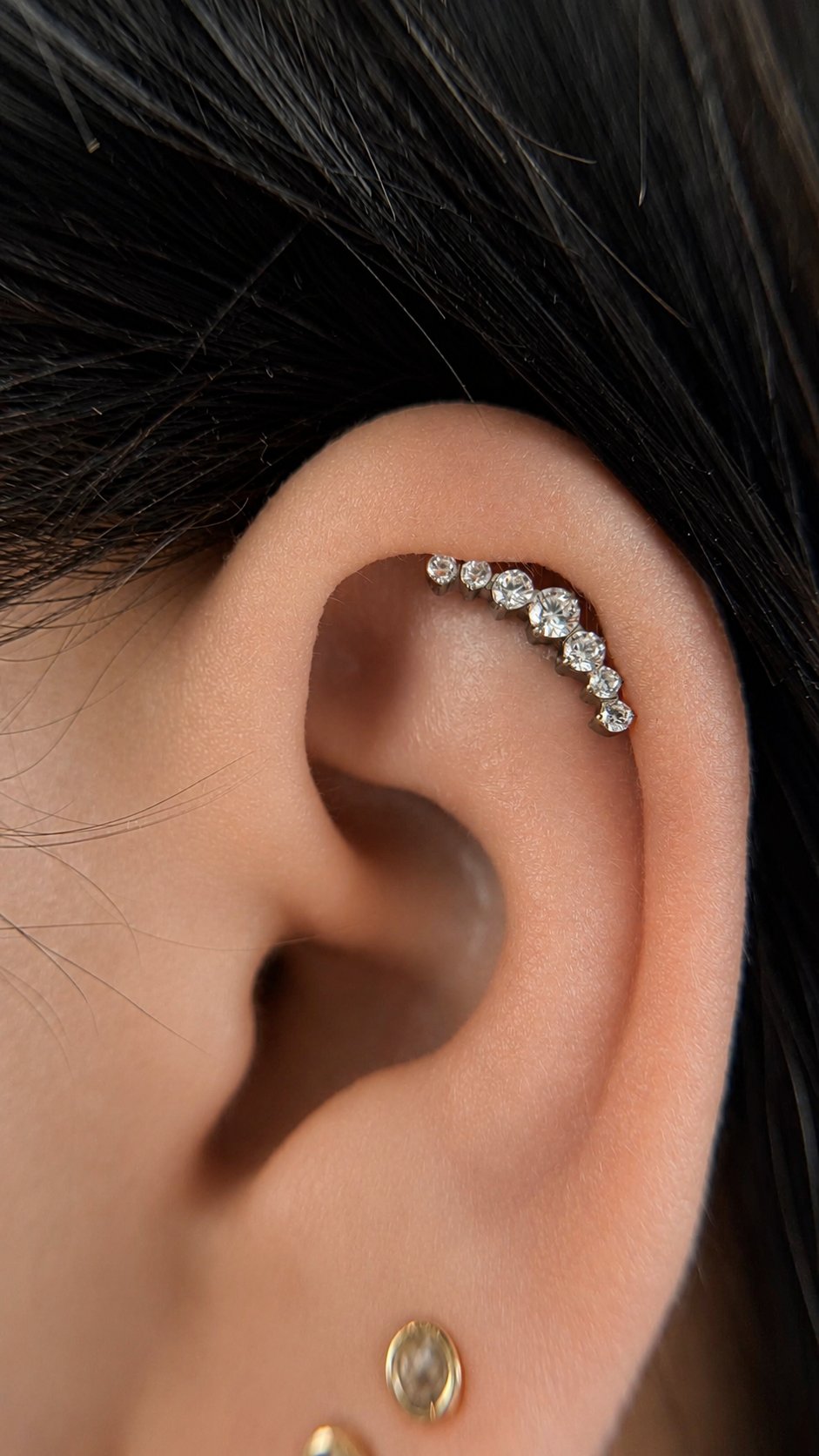 Piercing helix — realizacja